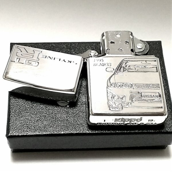 ZIPPO スカイラインGT-R 生誕50周年記念 ジッポ 車 ライター R33 限定