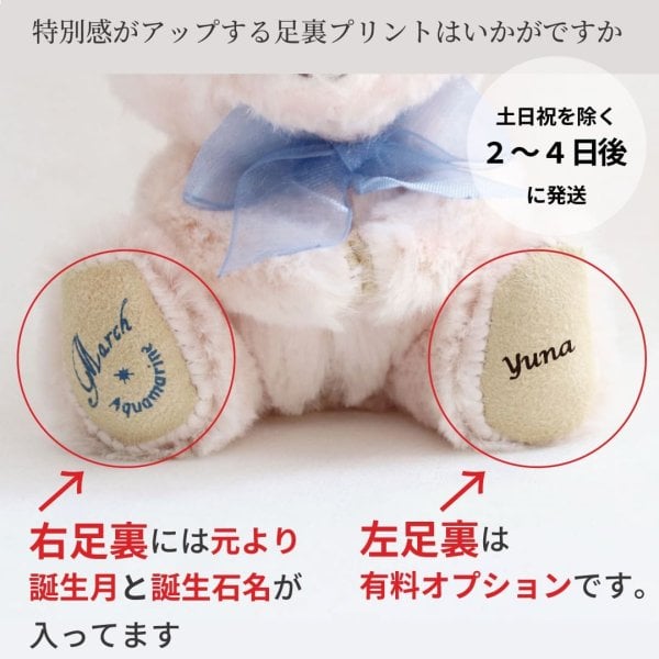 誕生日プレゼント 彼女 女性 【 名入れ可能 ネックレス ふわふわベア 