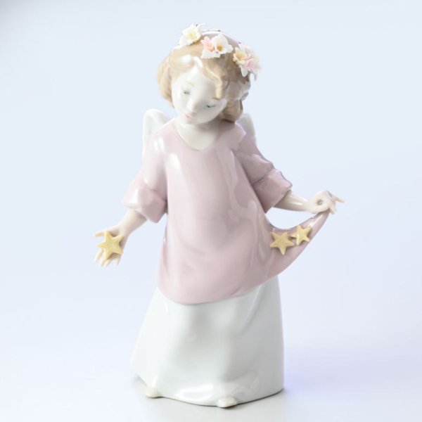 リヤドロ 星の天使 フィギュア 人形 女性 女の子 花 LLADRO リアドロ