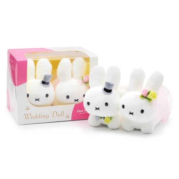 送料無料】ぬいぐるみ「Dick Bruna ウェディングドール うさぎ」 電報