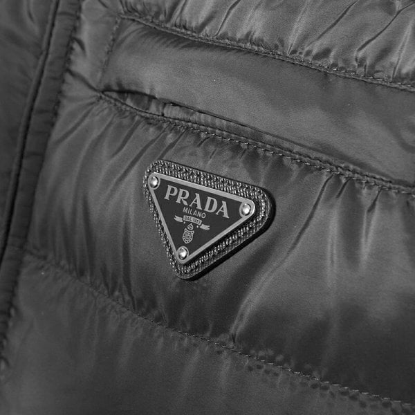ラッピング無料】PRADA プラダ SGJ191 ダウンベスト メンズ Black