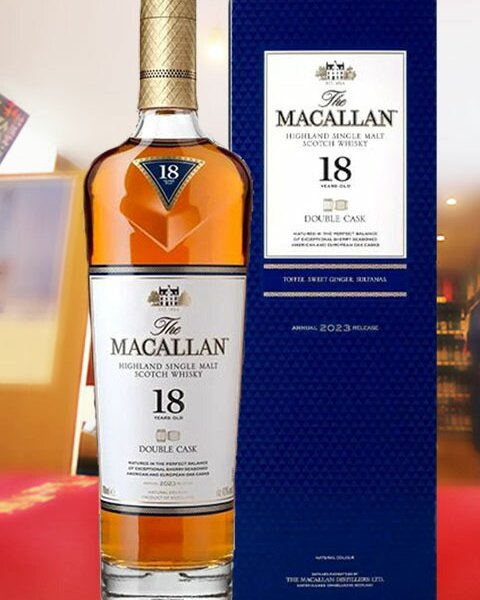 ☆ 送料無料 ☆ ザ・マッカラン ダブルカスク 18年 700ml / マッカラン 