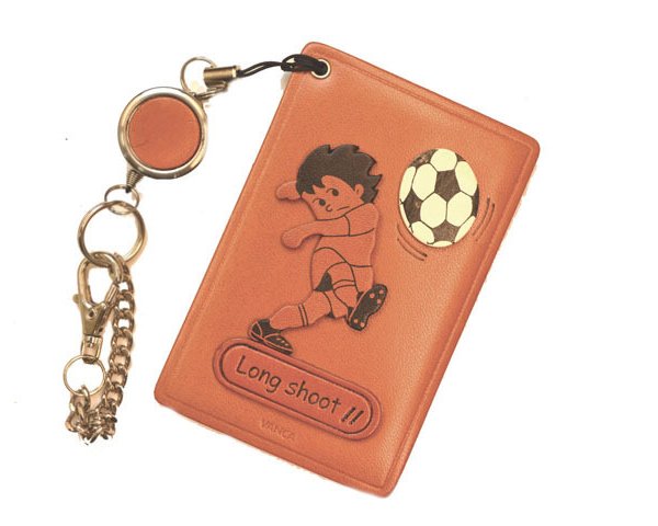 サッカー Long shoot パスケース/定期入れ【レザー 本革 VANCA バンカ