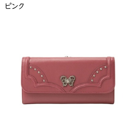 アナスイ ANNASUI 口金長財布 ナーシャ がま口 かぶせ 長財布