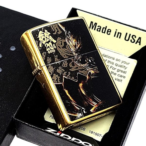 ZIPPO ライター 牙狼 20周年記念 ジッポ GARO ゴールド 両面加工 