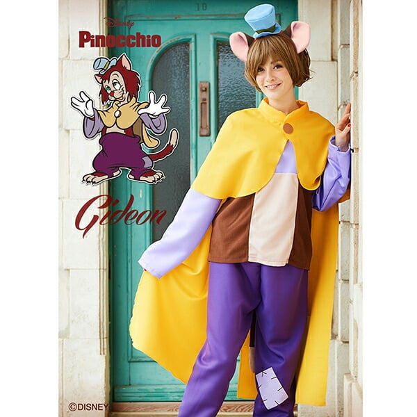 ディズニー ギデオン 仮装 コスプレ 衣装 セット ディズニー コスチューム 大人 コスプレ ディズニー ギデオン ピノキオ