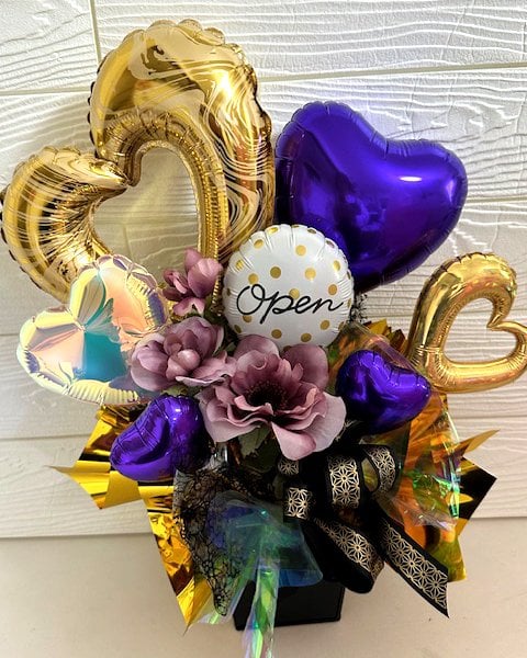 バルーン ギフト 電報 開店祝 OPEN 周年祝 祝電 バースデー 誕生日