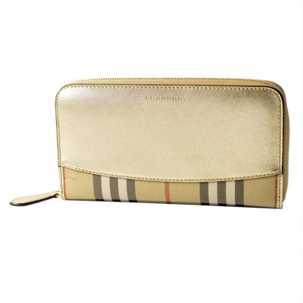バーバリー BURBERRY ラウンドファスナー 長財布 ホースフェリー
