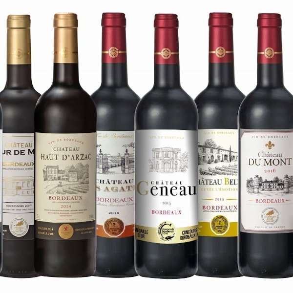 ALL金賞受賞フランスワイ 12本セット フランス ボルドー産 ソムリエ 