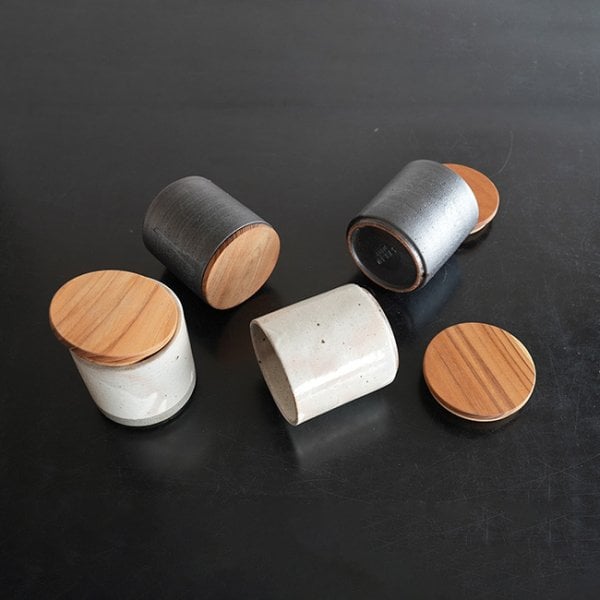 SALIU CRAFT キャニスター[保存容器 密閉 おしゃれ 美濃焼 日本製 陶器