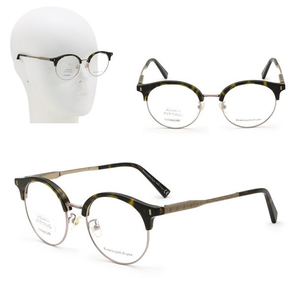 ゼニア フレームのみ ZEGNA EZ5111-D/V 052 50 Ermenegildo Zegna