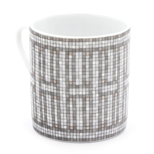 エルメス カップ＆ソーサー 2客セット HERMES コーヒーカップ モザイク