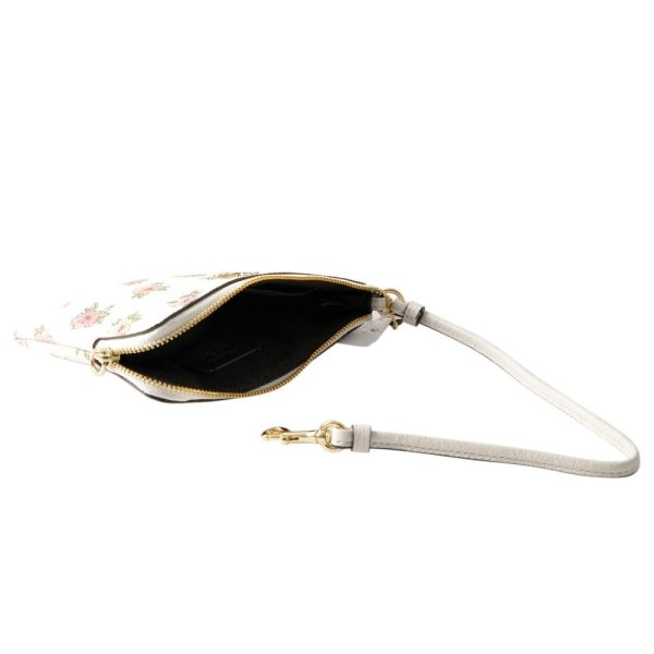 コーチ COACH ポーチ 12050 SMALL WRISTLET IN FLOWER PATCH PRINT
