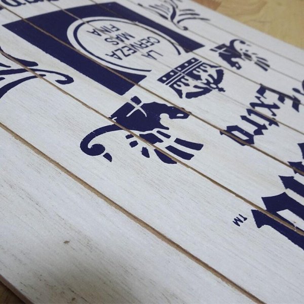 木製看板 コロナ ウッデンサインボード CORONA EXTRA PLANK 