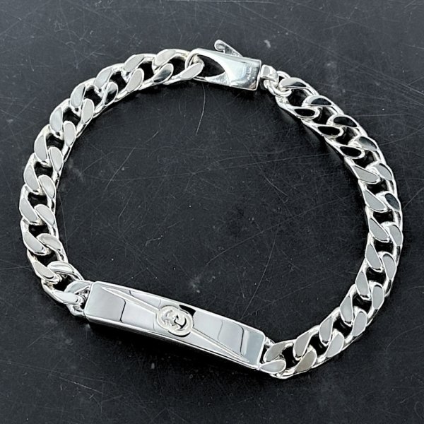GUCCI グッチ ブレスレット インターロッキングG シルバー 925