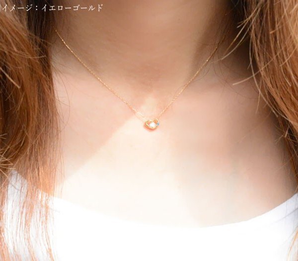 ネックレス ダイヤモンド 10金 ネックレス エメラルド k10 ホワイト 
