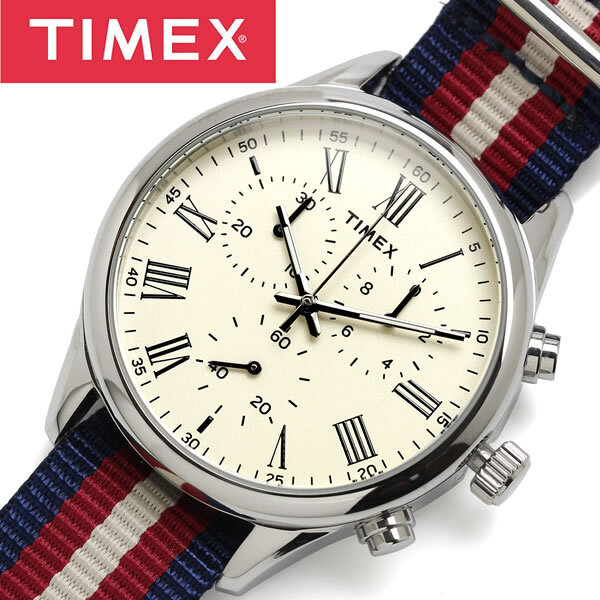 TIMEX タイメックス 腕時計 クロノグラフ メンズ ナイロン