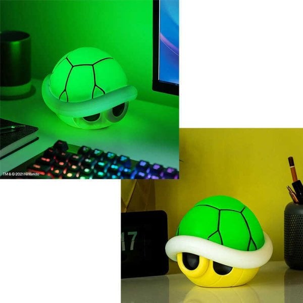 スーパーマリオ LED インテリアライト ルームライト ゲーミングライト スーパーマリオ LED サウンド付き 照明 緑こうら マリオカート