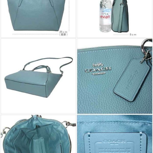 レディース コーチ COACH ハンドバッグ 2way ケルシー レザー ライトブルー