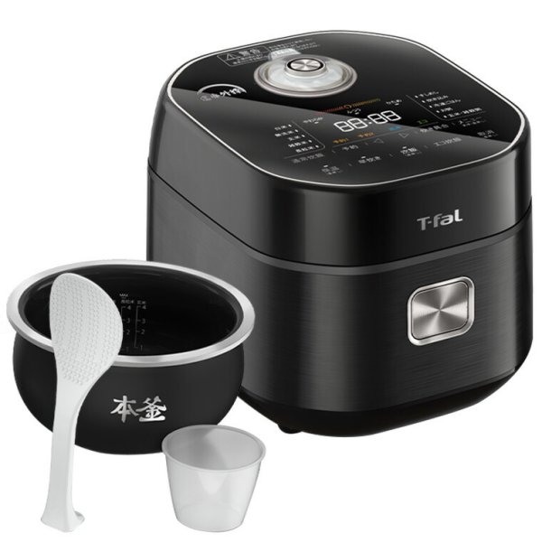 ティファール T-fal ザ・ライス 遠赤外線IH炊飯器 3.5合 ブラック 