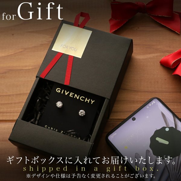 専用ボックス入り】GIVENCHY ジバンシィ キュービックジルコニア