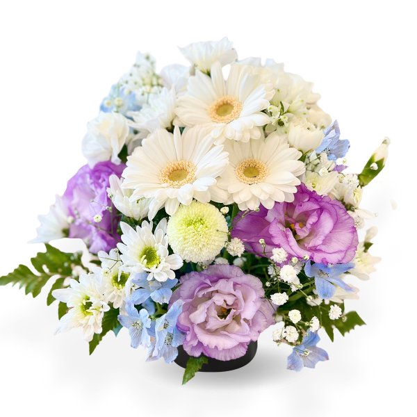 お供え 花 お悔やみ アレンジメント（Sサイズ） 花材はおまかせ 仏花
