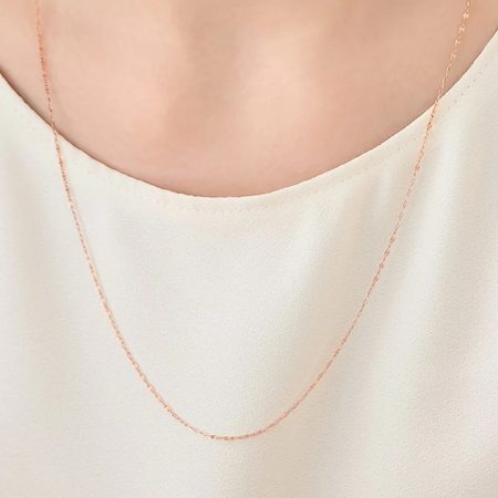 無料ラッピング】 ヨンドシー 4℃ ネックレス K18 ピンクゴールド