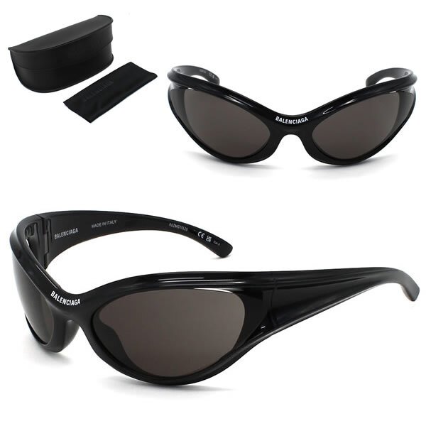 美品 BALENCIAGA サングラス 度なし バレンシアガ サングラス BALENCIAGA BB0317S-001 サングラス