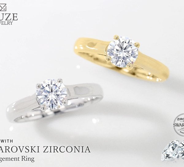 MUZE JEWELRY 直径5.5mm（0.6ct相当） プラチナ仕上げ オーダーメイド