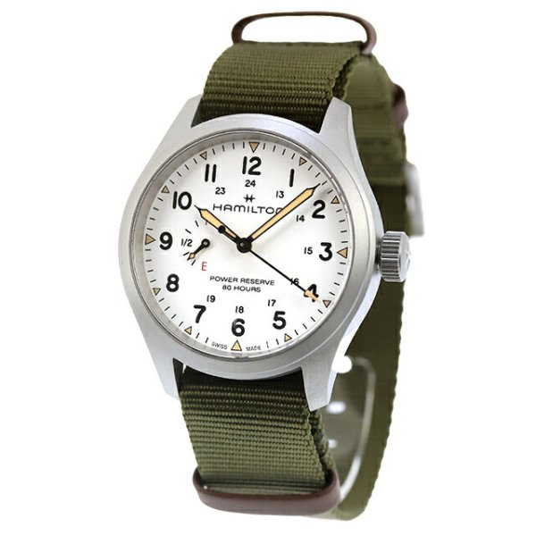 ハミルトン カーキ フィールド メカ パワーリザーブ 40mm 手巻き 