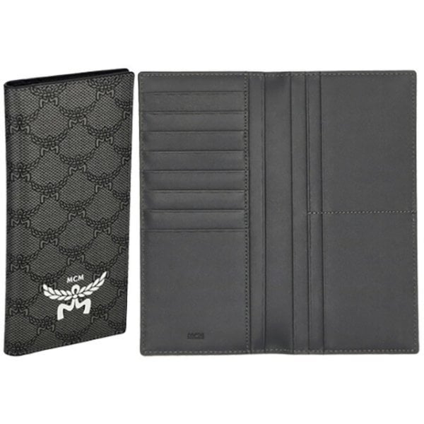 エム シー エム 長財布 メンズ ブランド MCM MXLESAC01 ダークグレー 