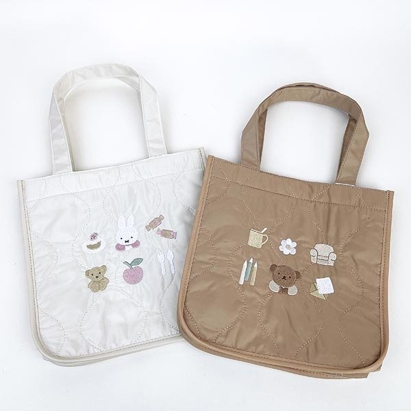 ミッフィー miffy ボリス キルティングシリーズ トートバッグ ランチ