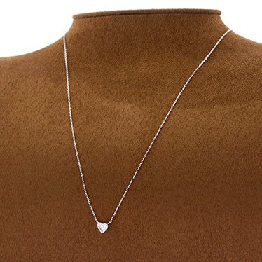 グッチ GUCCI ハートモチーフ ダイヤモンド ペンダント ネックレス 