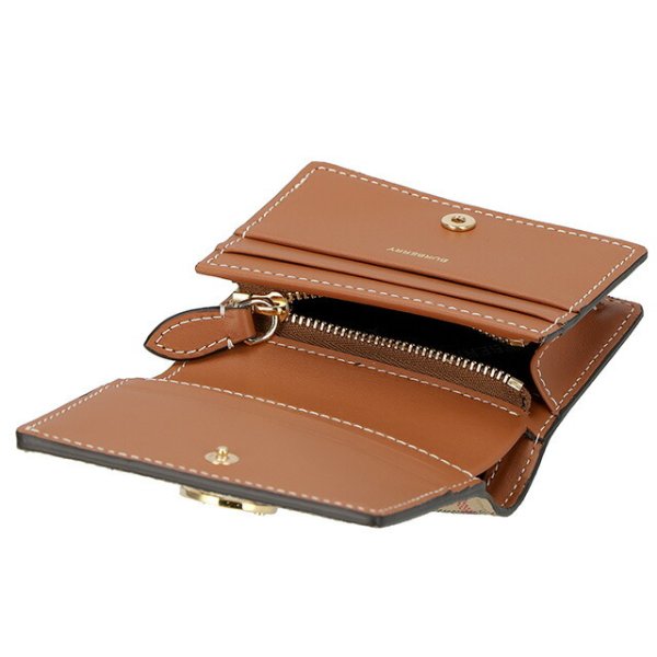 バーバリー 二つ折り財布 レディース ブランド BURBERRY チェック
