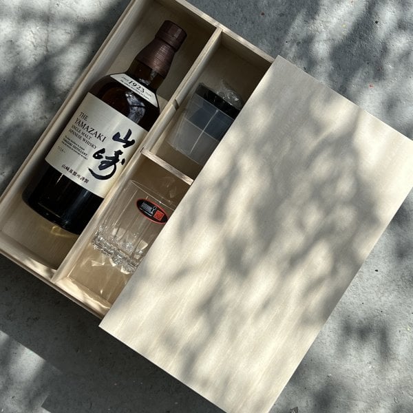名入れ彫刻】 リーデルロックグラス｜山崎ウイスキー ギフトセット（丸