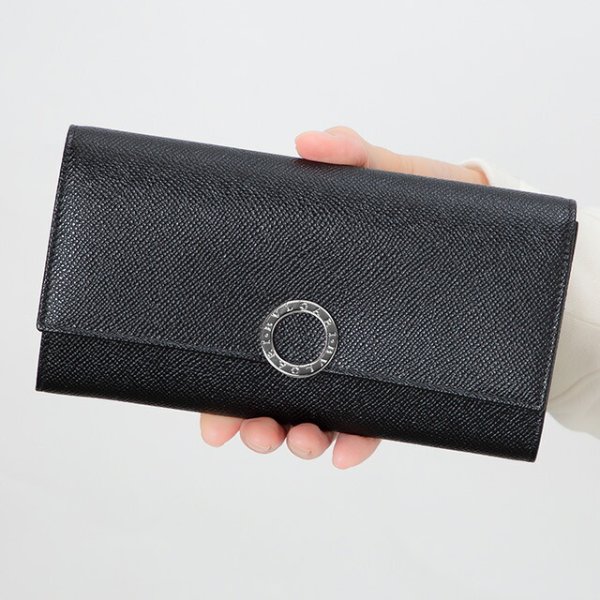 美品　BVLGARI ブルガリ　長財布　ウィークエンド　本革レザー　ブラック ブルガリ 長財布 メンズ レディース ブランド BVLGARI レザー