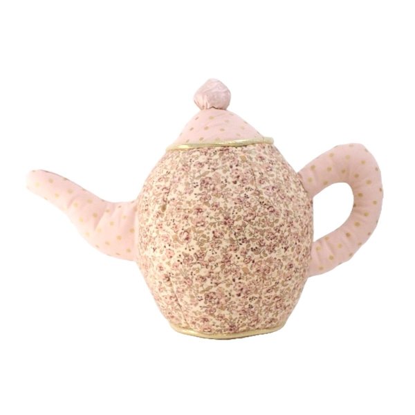 フローラル ティーセット ポット:W26×H15×D13cm カップ:W10×H7×D7cm