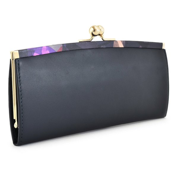 ポールスミス 財布 長財布 がま口財布 Paul Smith 紺(ネイビー) pwd775 