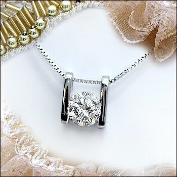大特価】Pt900 K18WG/YG/PG【0.2ct】一粒ダイヤモンド ペンダント 