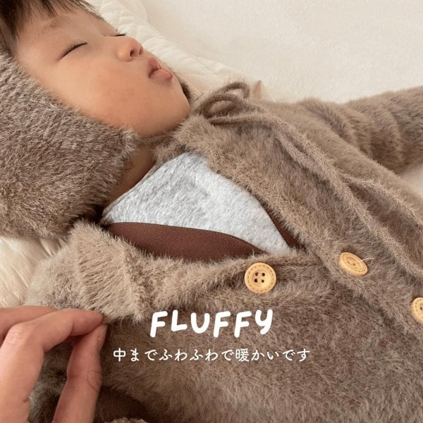 公式】dear bear suits set 「anmyu 公式ショップ」ロンパース くま 2 