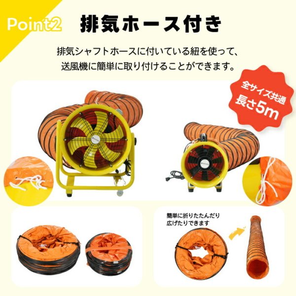 排気ファン 換気ファン ダクト 工業用扇風機 工場用 送風機 強力 業務 