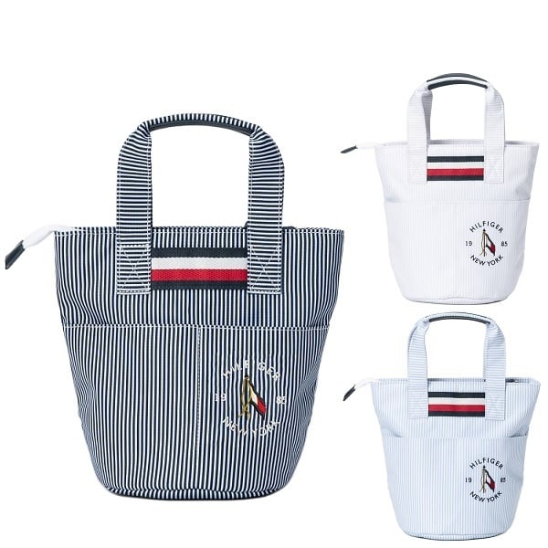 トミーヒルフィガー ゴルフ ラウンドバッグ ストライプ TOMMY HILFIGER 