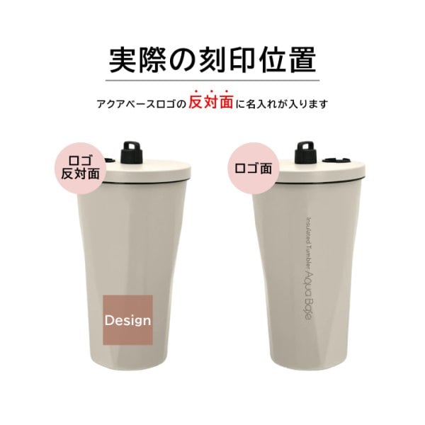 L21 名入れ ストロー付き 真空断熱タンブラー 550mlタンブラー 水筒 