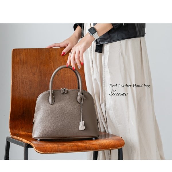 La Closet】【新作】本革 ショルダーバッグ [Grasse：Mサイズ] 2way 