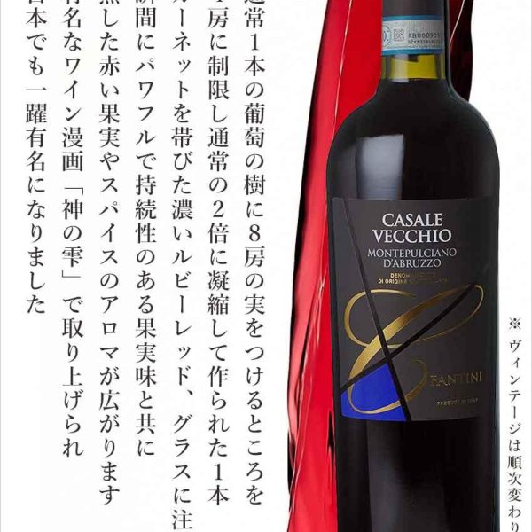 赤ワイン カサーレ ヴェッキオ モンテプルチアーノ ダブルッツォ 8本