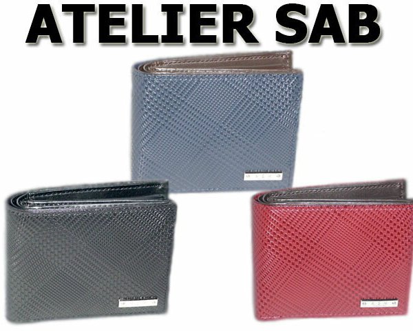 正規品 メンズ レディース ATELIER SAB アトリエサブ 2つ折り財布ベラ