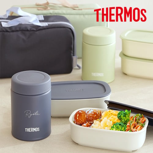 THEAMOS 真空断熱タンブラー &  peak マグセット 名入れ】サーモス 真空断熱スープランチセット 800ml【保温 保冷 断熱