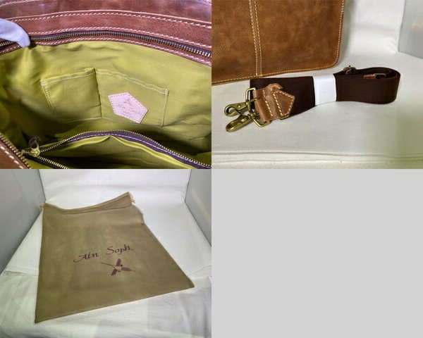 正規品 メンズ レディース Ain Soph アインソフ AinSoph AINSOPH 牛革 