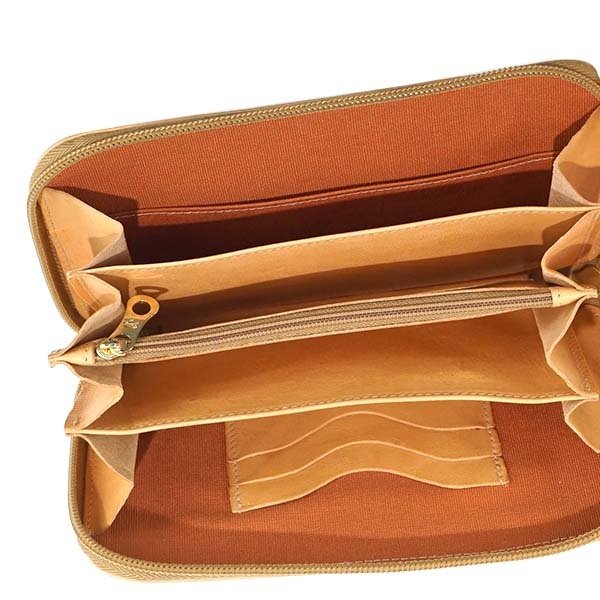 イルビゾンテ IL BISONTE ラウンドファスナー長財布 C0442 120 NATURAL 