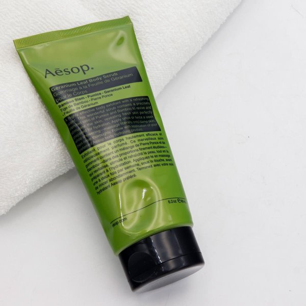 Aesop イソップ ゼラニウム ボディスクラブ 180ml Geranium Leaf Body